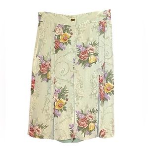 NEW Vintage Antony Moorcroft 80’s Bermuda Shorts Floral M Ultra High Waist